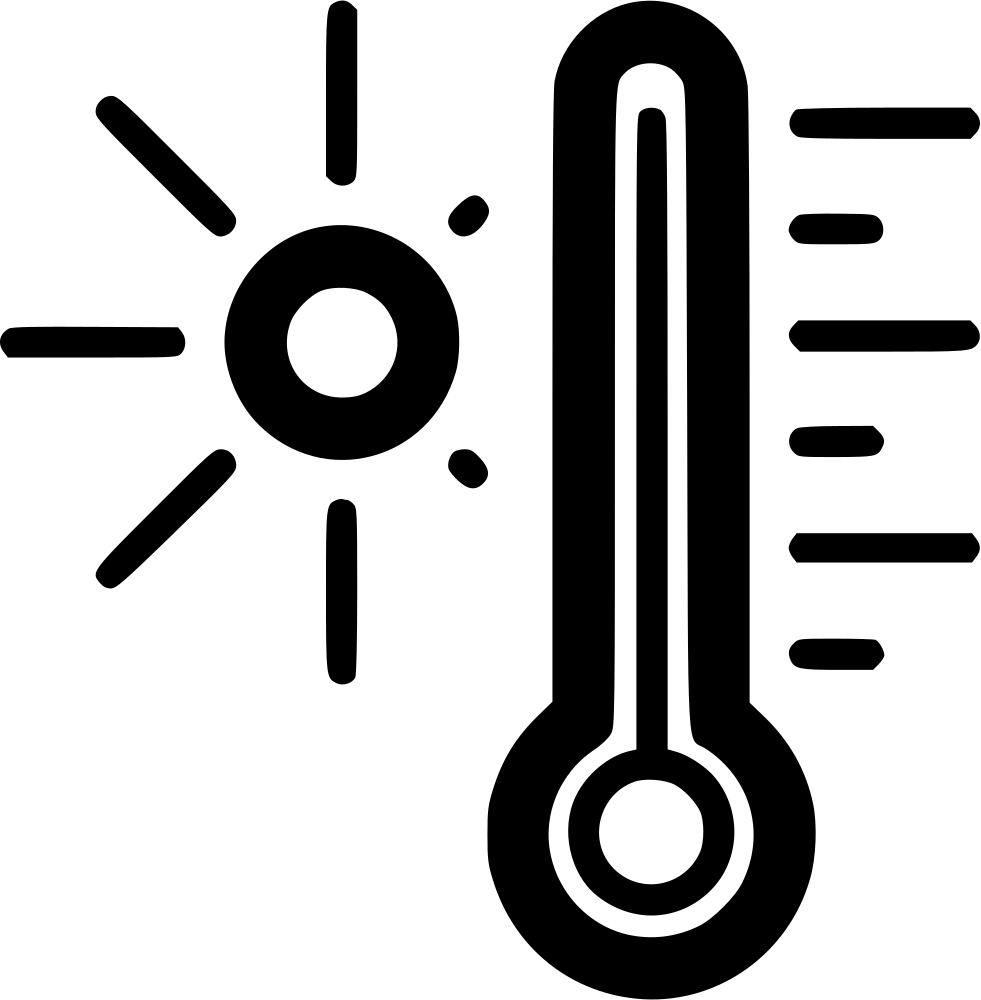 Hot Warm Temperature Cold Comments - Free Png Icon Temperature (981x1000)