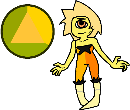 Yellow Sapphire By Sodoww - Cartoon (456x437)