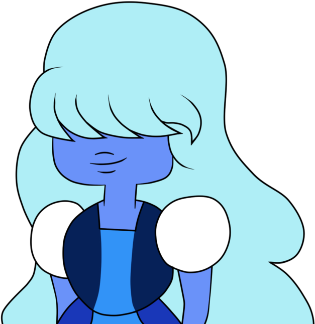 Sapphire-steven Universe By Floppytheshipper - Gemstone (1024x685)