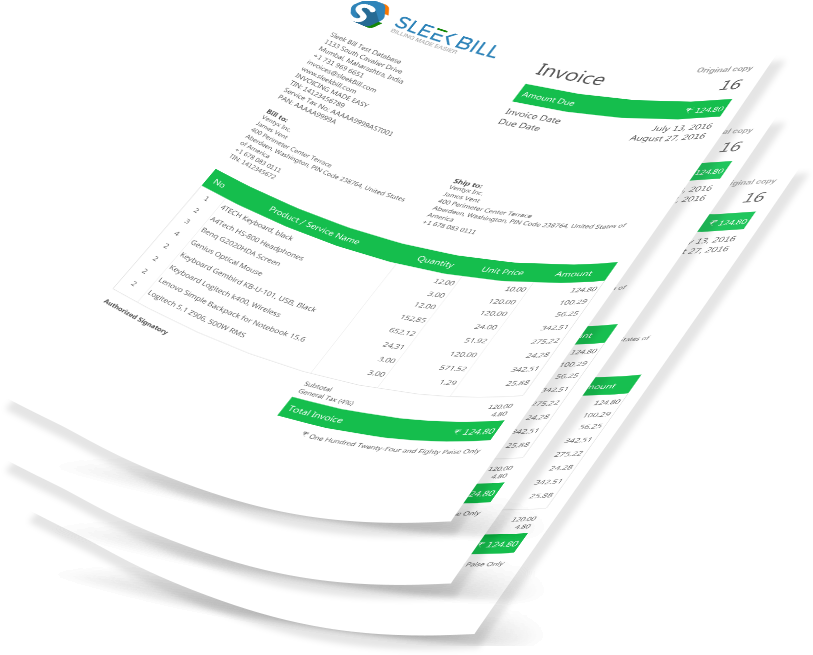 We Will Offer Full Support For Gst Once It Hits The - Sleek Bill Invoice (925x674)