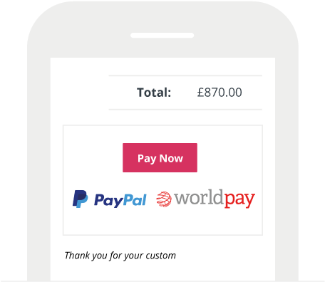 If You Link Your Invoices To One Of Our Partners Your - Paypal (850x500)