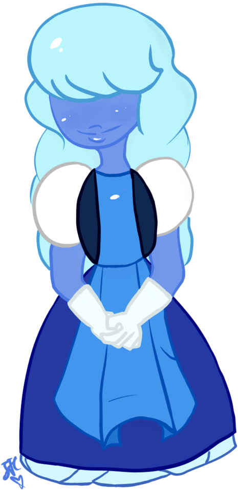 Sapphire By Thewordinstantly Sapphire By Thewordinstantly - Cartoon (755x1057)