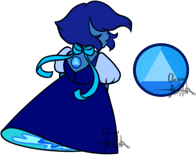 Ocean Sapphire By Aaron-goforth - Water Sapphire Gemsona (803x689)
