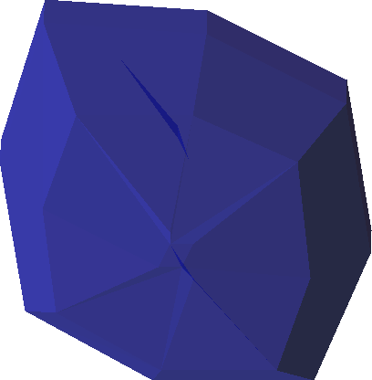 Uncut Sapphire - Runescape Uncut Gems (408x416)