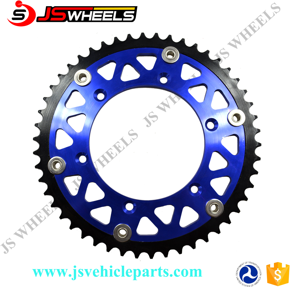 Supermoto Rear Aluminum Sprocket For Yz 125 Yz 250f - Miche Advanced Track Crank - Silver | 165mm (1000x1000)