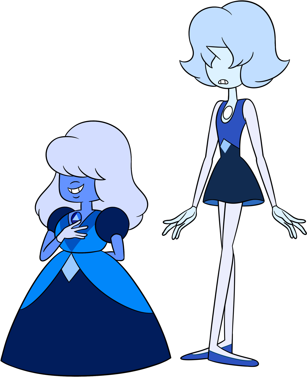 A Sapphire With Her Pearl~ - Steven Universe Homeworld Sapphire (1070x1280)