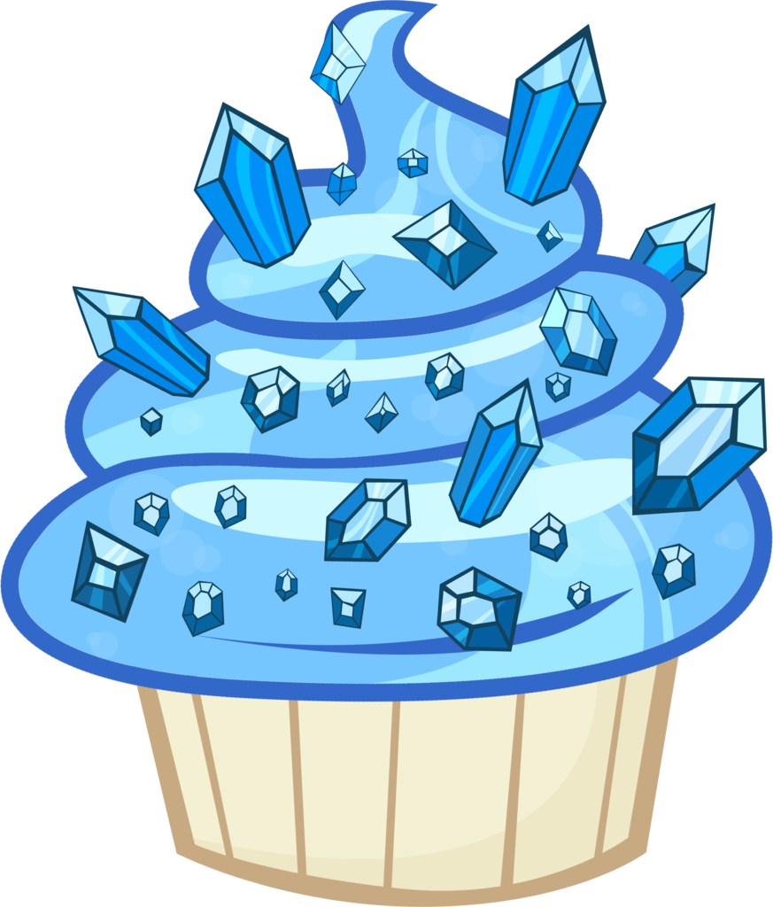 Zaeinn, Cupcake, Food, Gem, No Pony, Safe, Sapphire, - Transparent Background Sapphire Blue (873x1024)