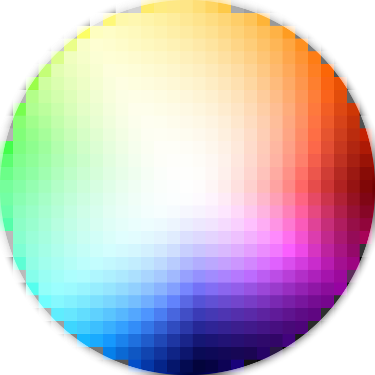 Color Wheel Rainbow Theme By Rainbowshine-mlp - Circle (730x730)