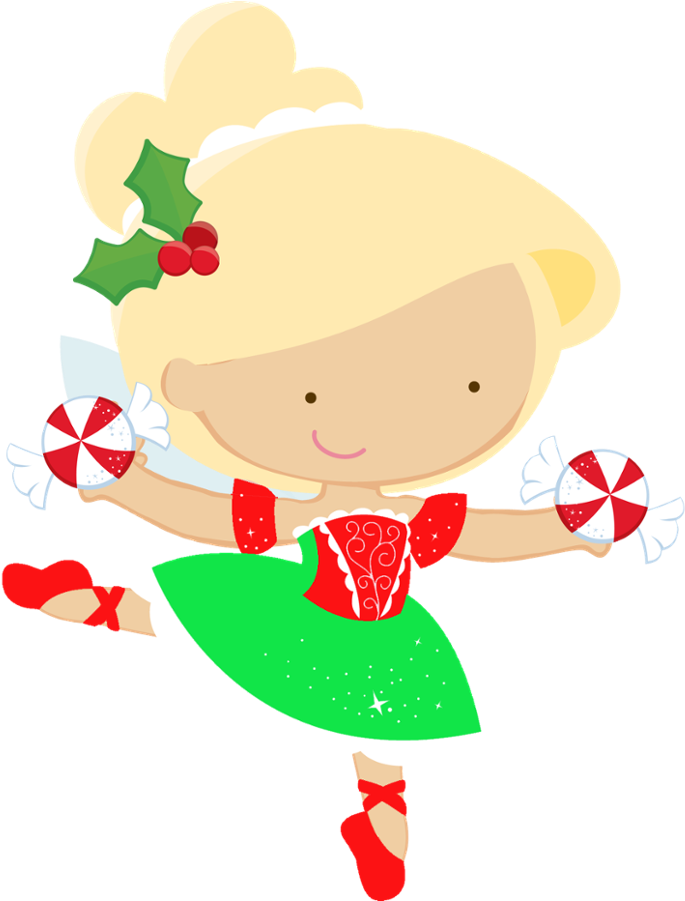 Natal - Minus - Bailarina Navidad Dibujo (771x900)