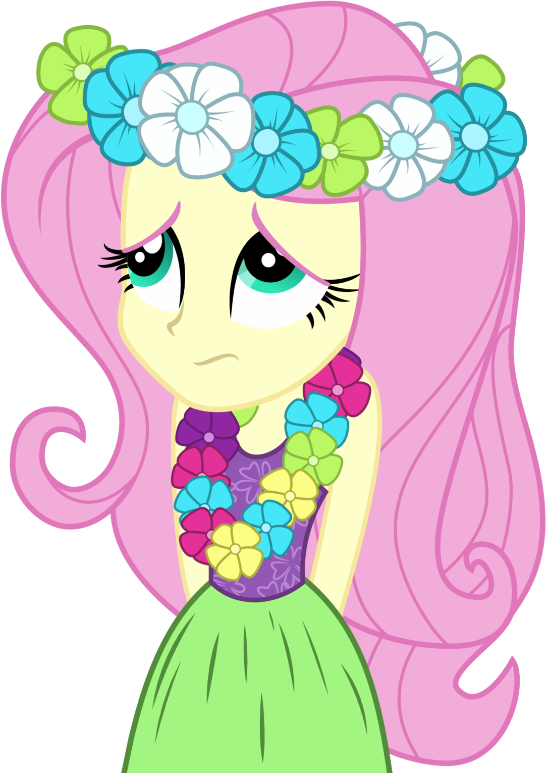 Hula Fluttershy By Mohawgo Hula Fluttershy By Mohawgo - Hula Fluttershy (1280x1676)