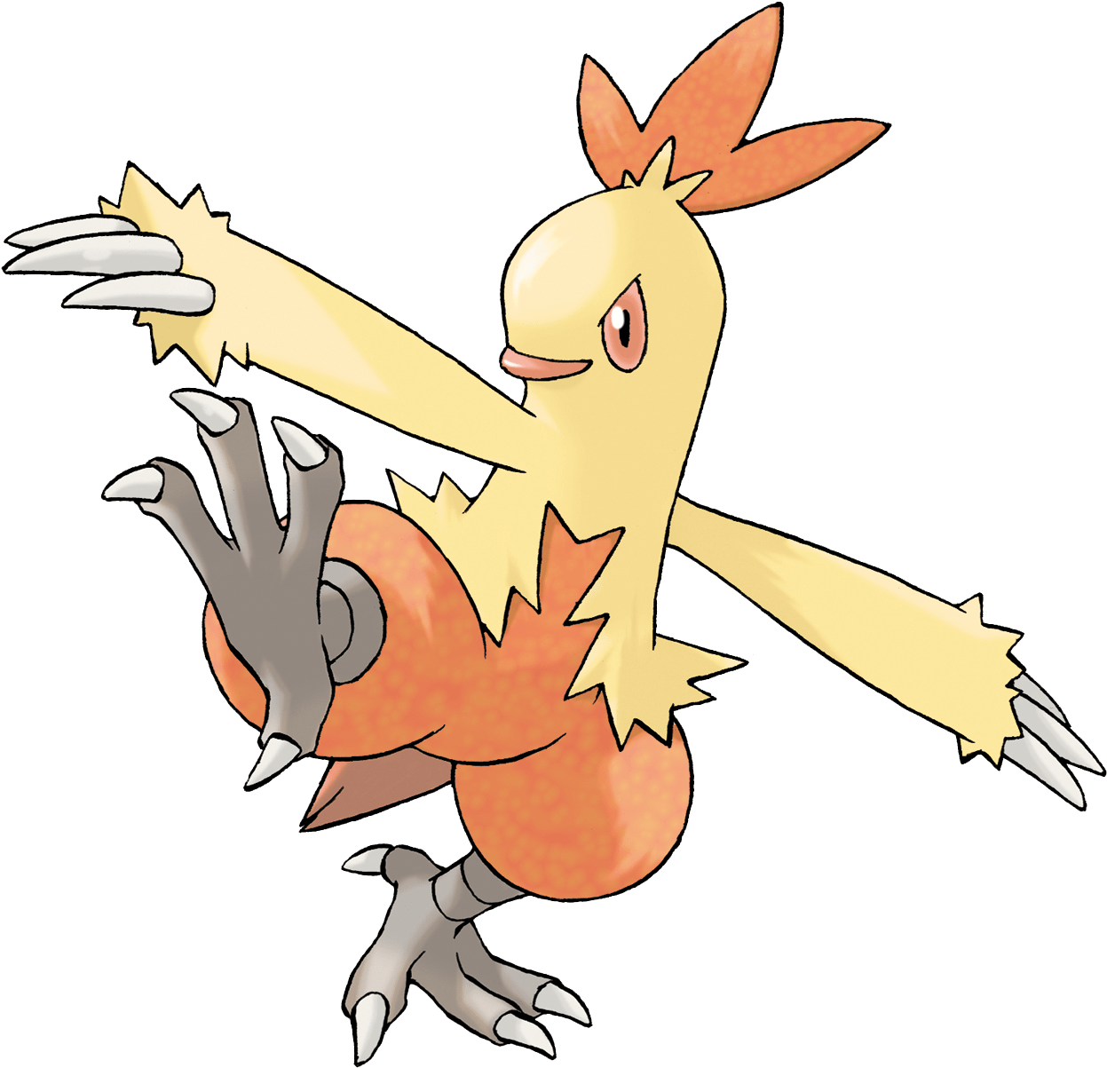 #combusken From The Official Artwork Set For #pokemon - Blaziken Pokemon (1246x1246)