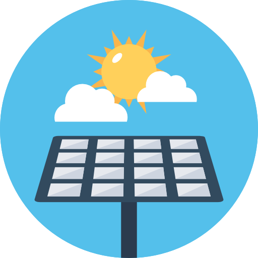 Vertically Integrated Sustainable Energy Company” Allowing - Solar Panel Icon Png (512x512)