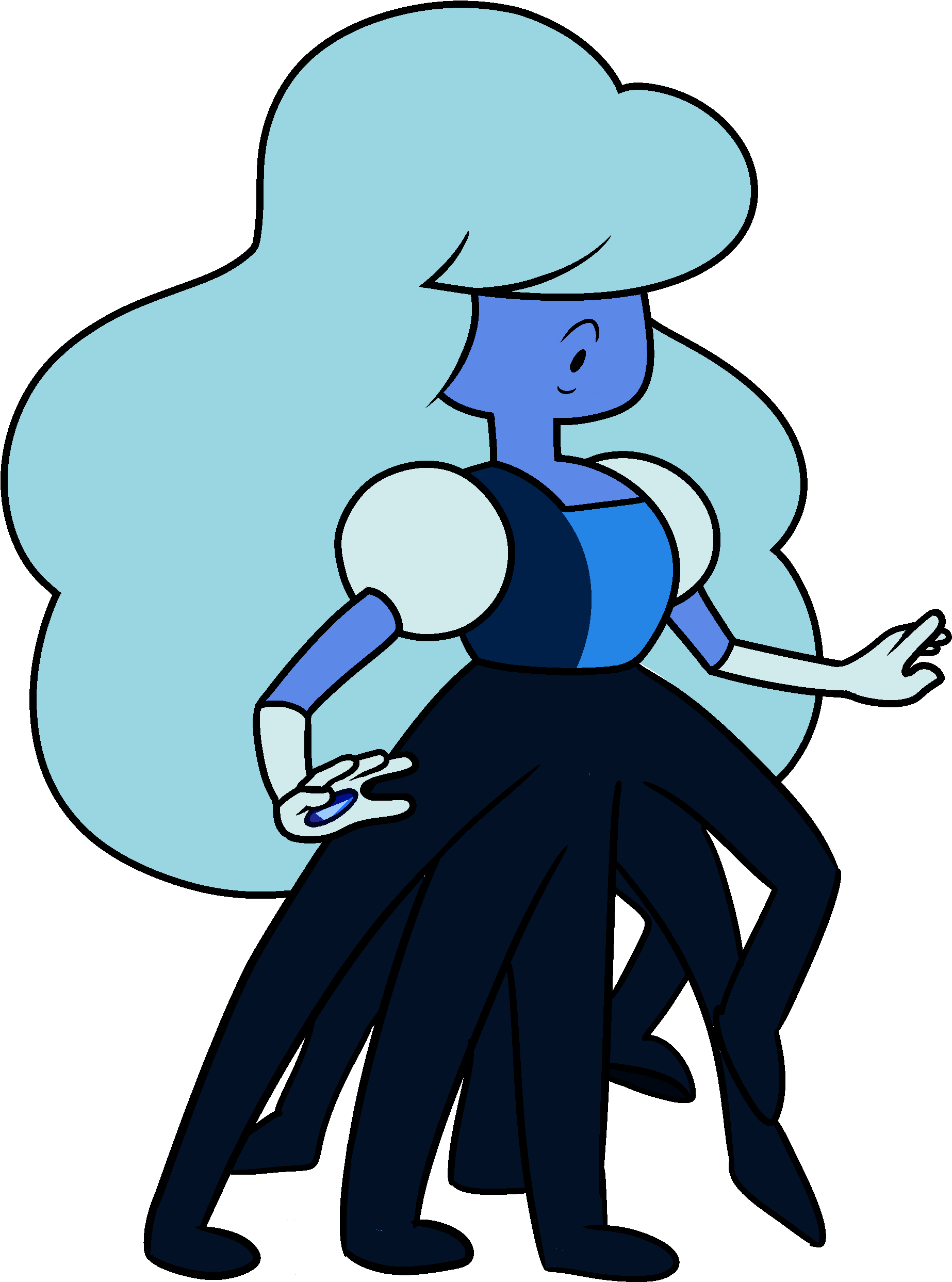 8 Legs - Steven Universe Sapphire Legs (2000x2750)