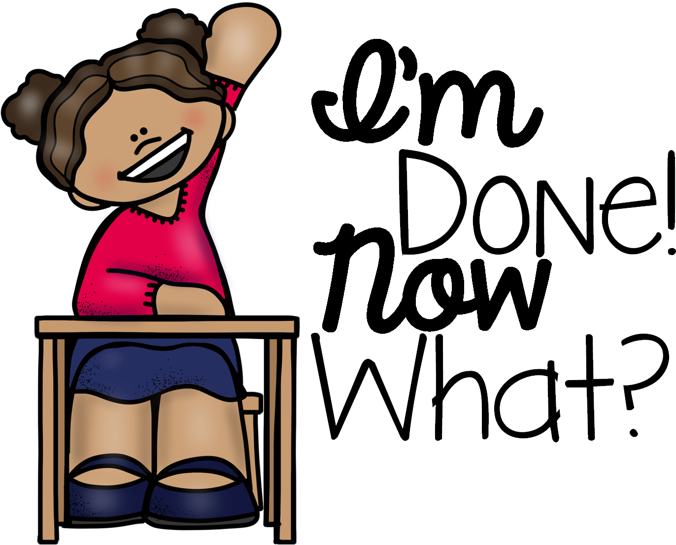 This Guy Is Known To Apparently Finish All The Exams - I M Done With My Work (1543x1132)