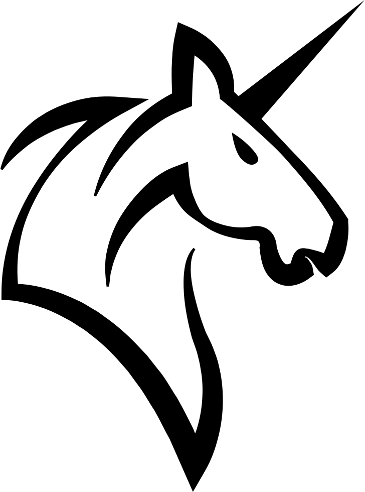 Png File - White Unicorn Face Png (728x980)