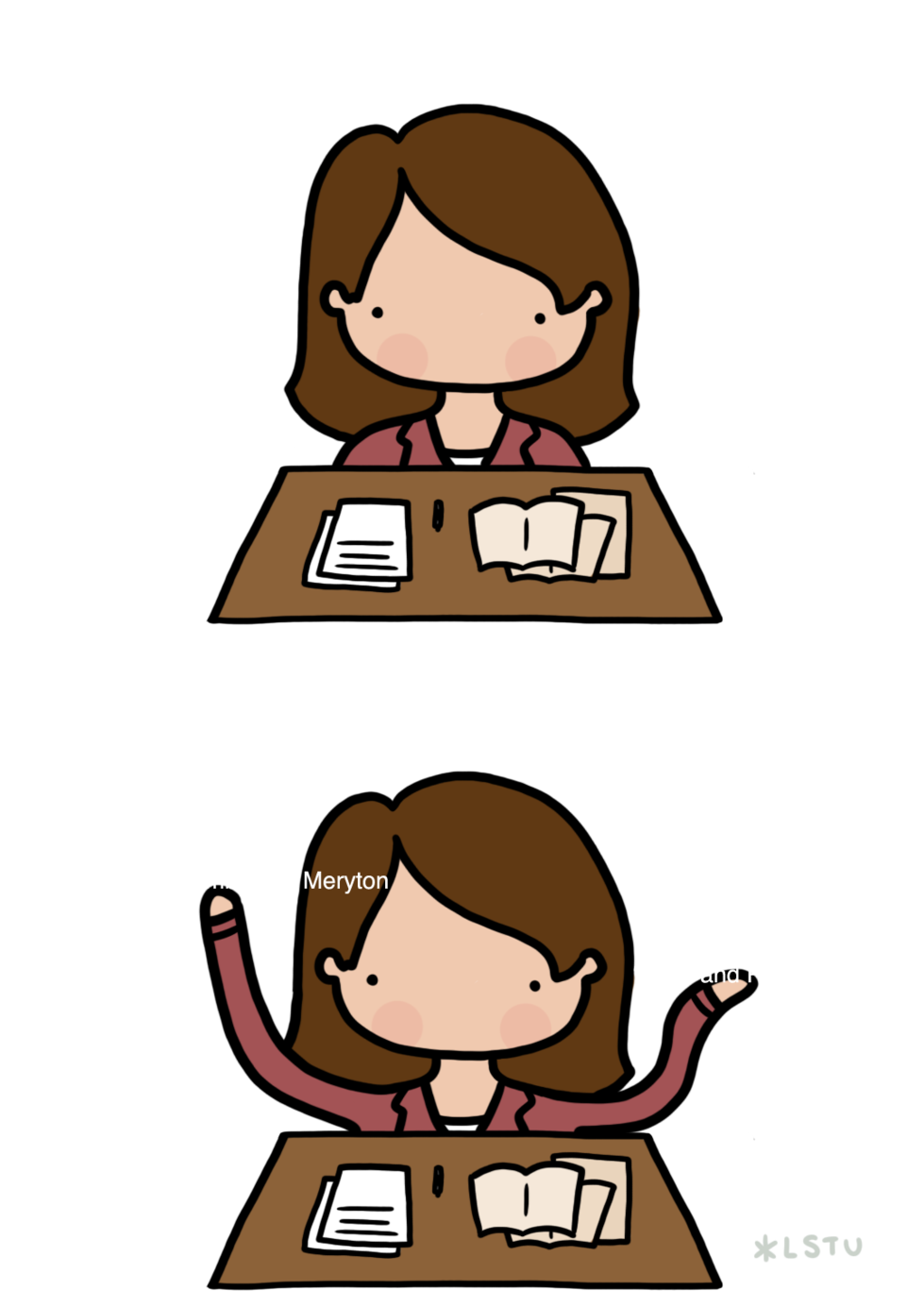 Exam Panic Time - Cartoon (1024x1437)