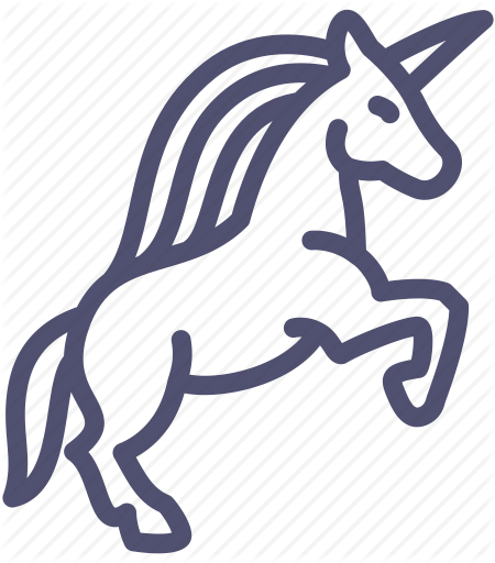 Drawing Cute Unicorn Icon Vector Illustration Stock - Unicorn Icon Png (450x512)