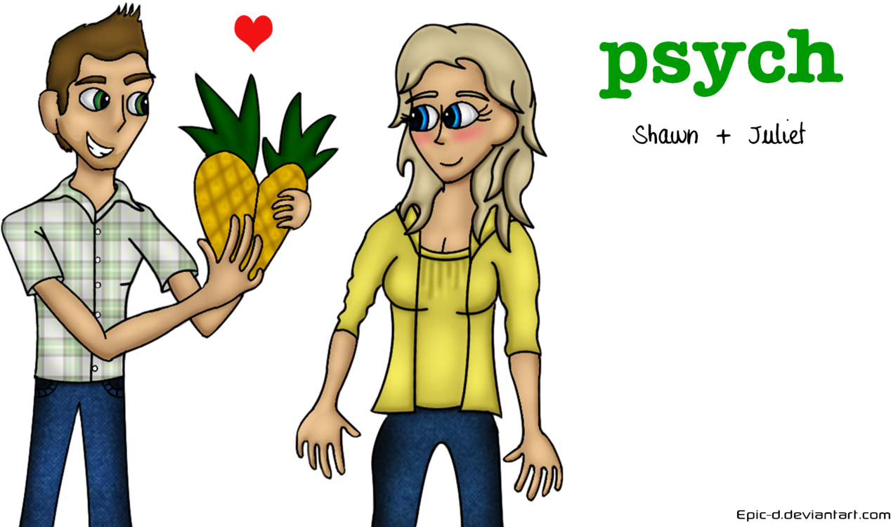 Our Pineapple Love By Epic-d - Psych Tv Show (1280x776)