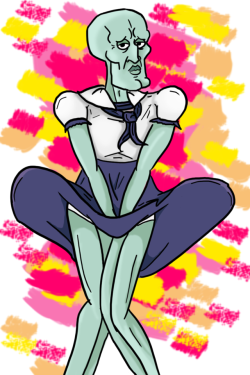 I Had To Make This With My Own Two Hands, Now You Have - Squidward Tentacles (500x750)