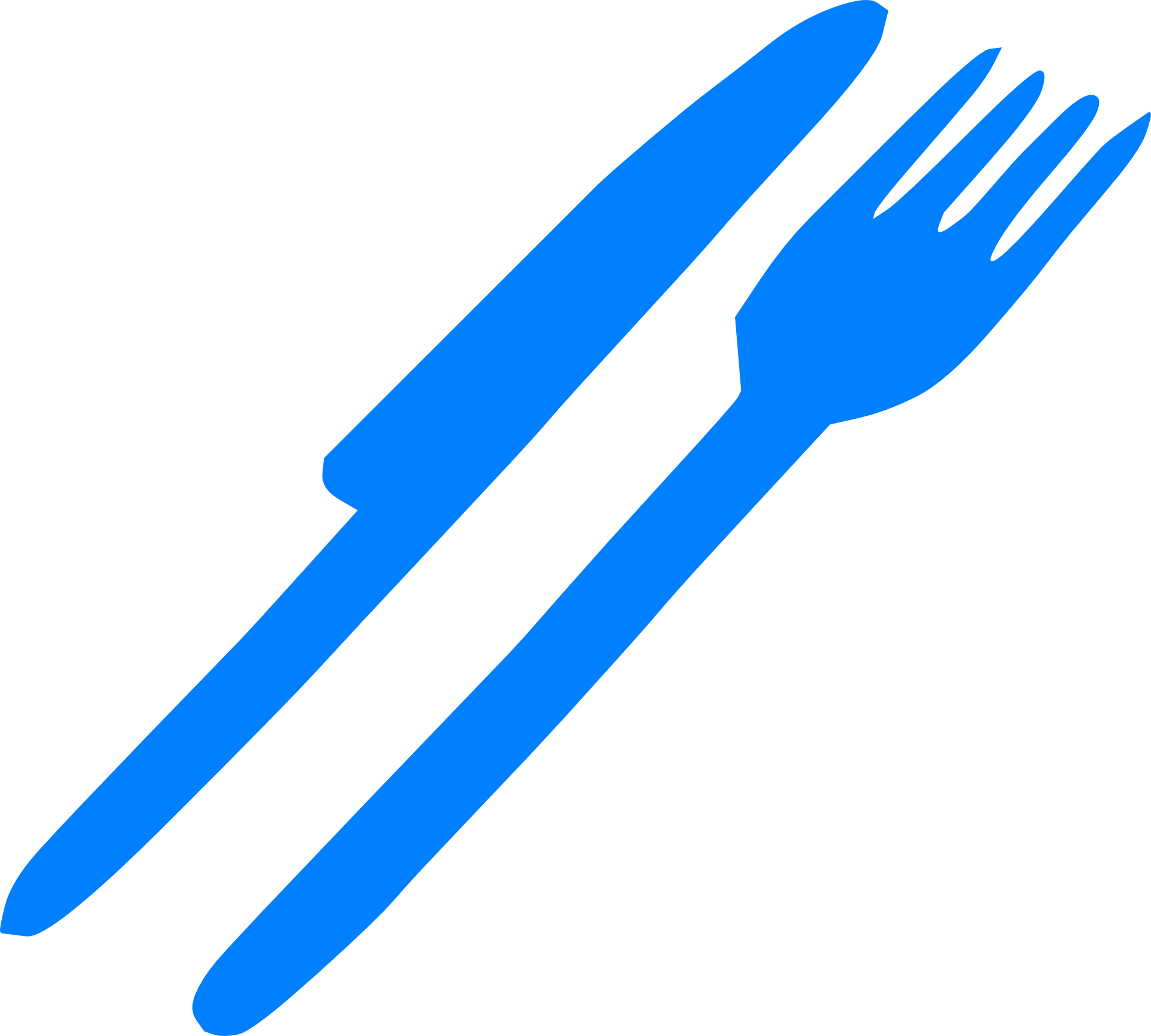 Knife Fork Cloth Napkins Clip Art - Knife Fork Cloth Napkins Clip Art (1920x1729)