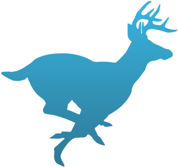 Deer Temporary Tattoo - Deer Running (350x350)