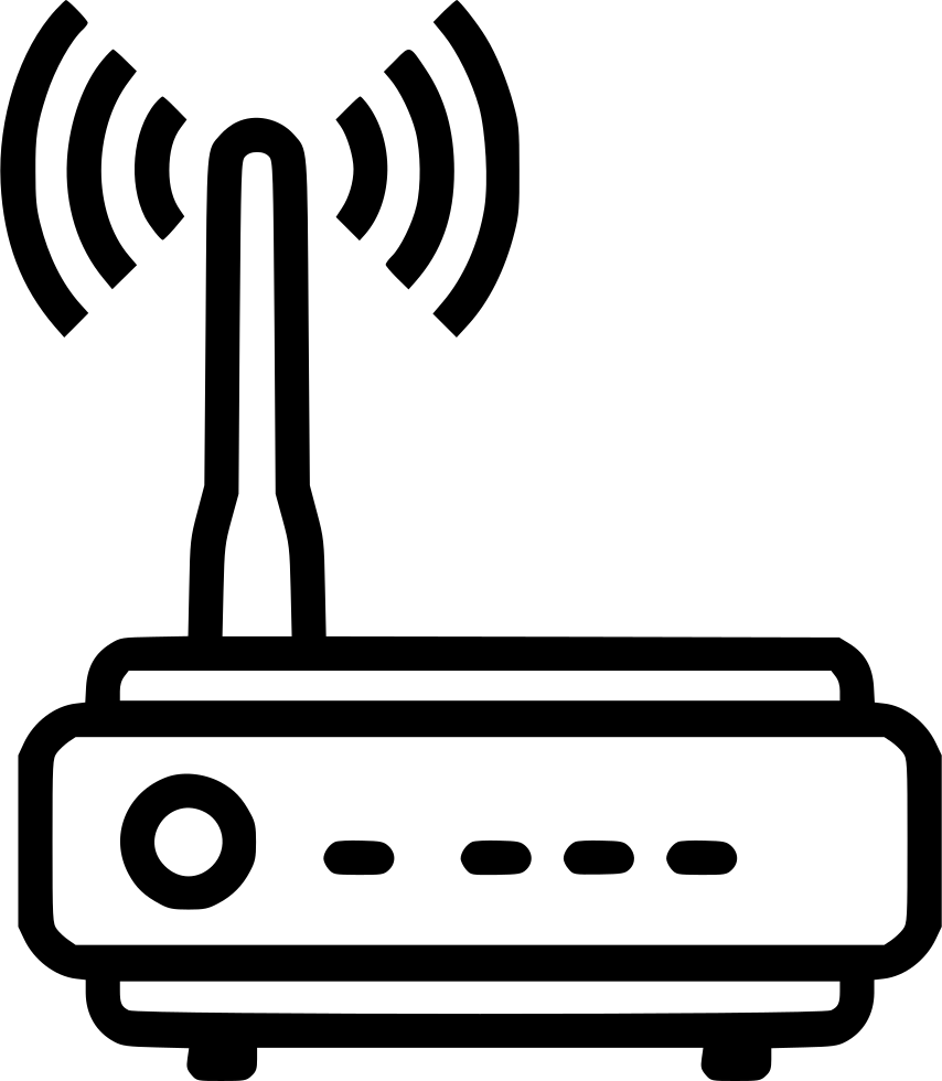 Antenna Double Internet Online Router Web Wifi Comments - Antenna Icon (854x980)