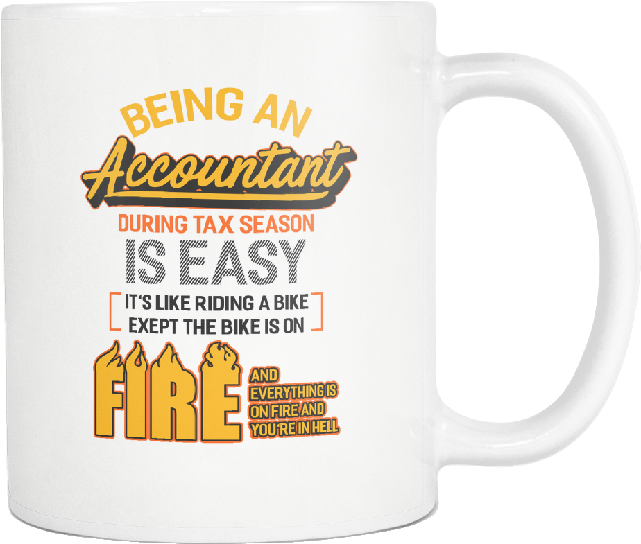 Being An Accountant During Tax Season Is Easy Bike - Accountant (1024x1024)