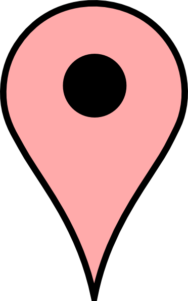 Map Pin Png Pink (372x594)