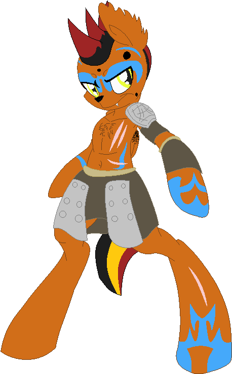 The Wolf Under Pony Skin By Warthogs117 - Furry Fox Tribe (616x880)