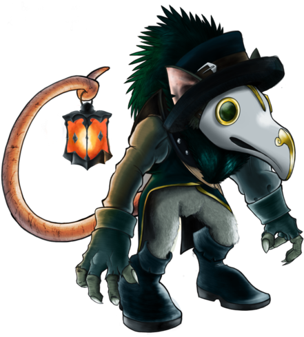Twitch The Plague Doctor By Macuapo89 - Plague Doctor League Of Legends (600x499)