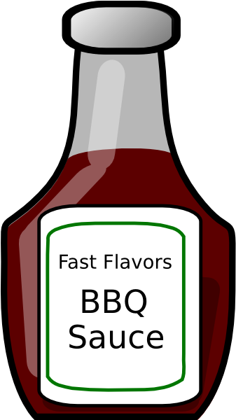 Barbecue Clipart Bbq Sauce - Barbecue Sauce Cartoon (402x599)