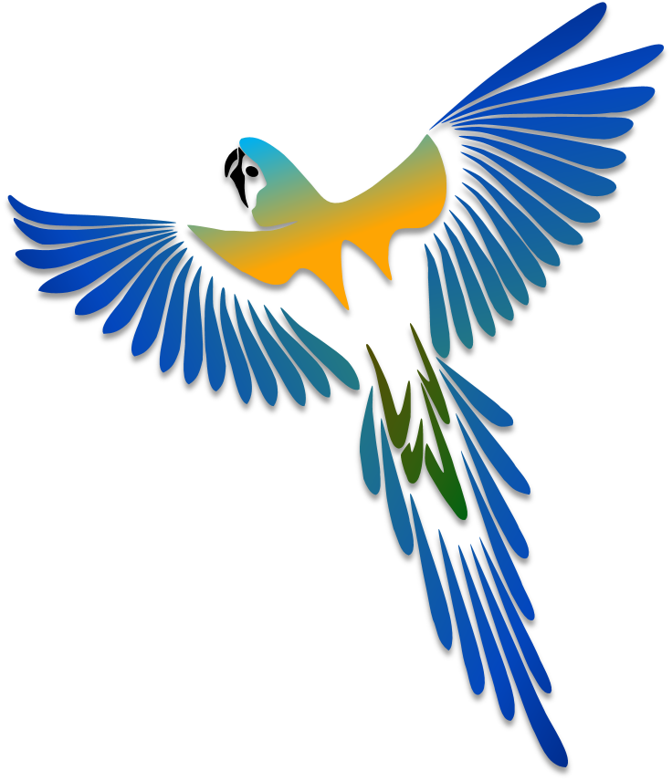 Birds Illustrations Art & Islamic Graphics - Animal Decals (736x856)