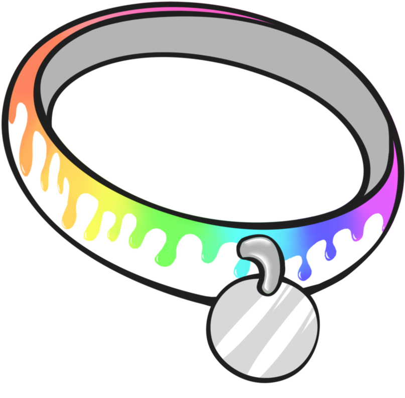 Raiinbowdrip Round Collar By Rexxxasaurus - Circle (955x836)