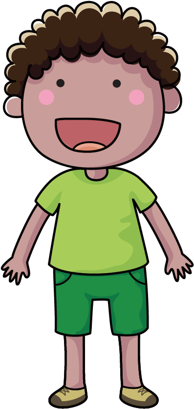 Child Cartoon Illustration - Boy Thinking Clipart (1000x1000)