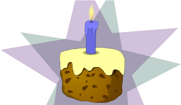 Toffee Topping Bear Claw Tootsie Roll Bear Claw Gummies - Cake With Candle (720x333)