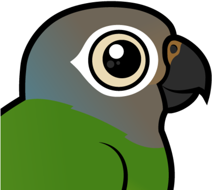 About The Dusky-headed Parakeet - Liebe Düster-köpfiges Conures Grußkarte (440x440)