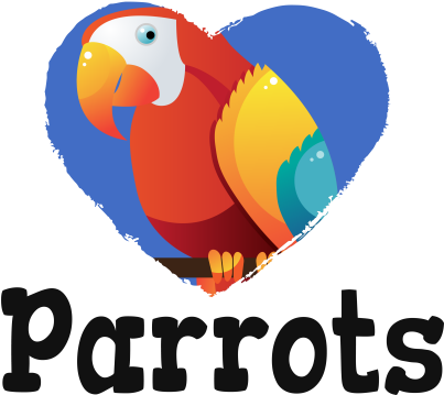 Heart Parrots Heart Parrots Heart Parrots - Stock Illustration (440x440)