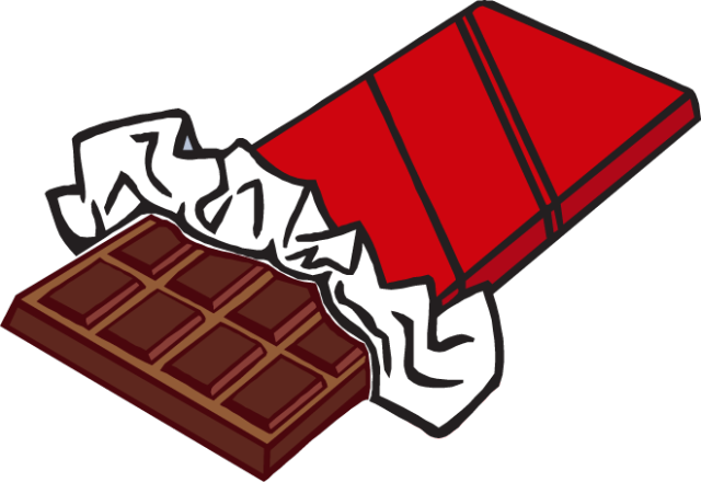 Chocolate Clipart - Clip Art Chocolate Bar (660x454)