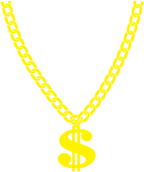 Bling Team Cliparts - Bling Necklace Clipart (400x400)