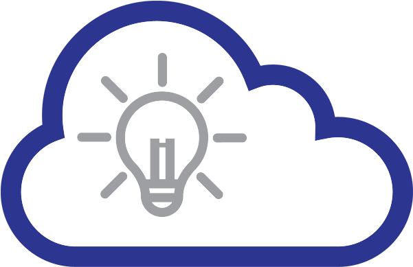 Cloud Based Software Solutions - Idea Icon (600x434)
