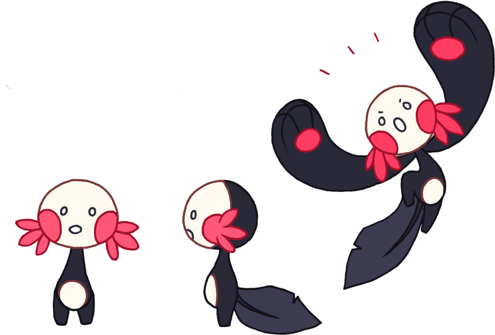 Some Axolotl Like Creature By Donut-toast - Cartoon (1024x768)