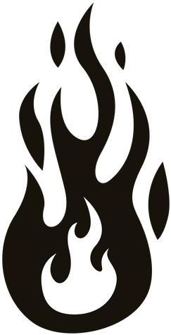 Flames Svg Fire Black And White 512x512 Png Clipart Download