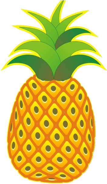Download Png - Pineapple Cartoon (650x609)