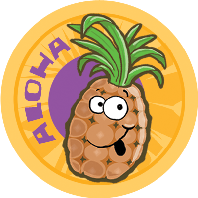 Stinky Scratch N Sniff Stickers Pineapple - Sticker (446x446)
