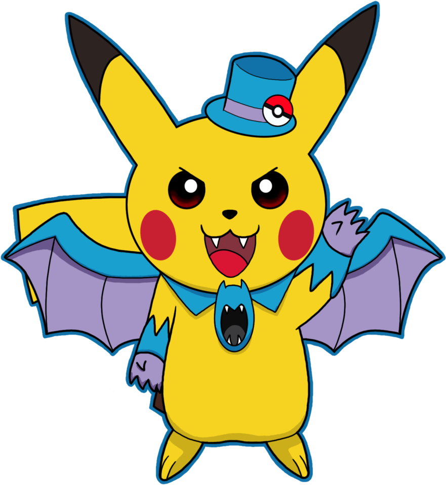 Halloween Parade Pikabat By Starbour - Cartoon (900x998)