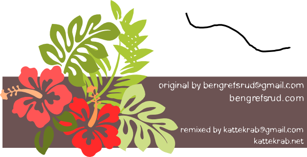 Hibiscus Svg Clip Arts 600 X 308 Px - Flores Png (600x308)