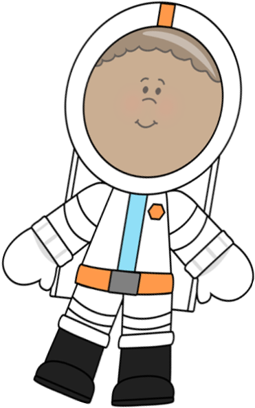 Young Astronaut - Girl Astronaut Clipart (515x674)