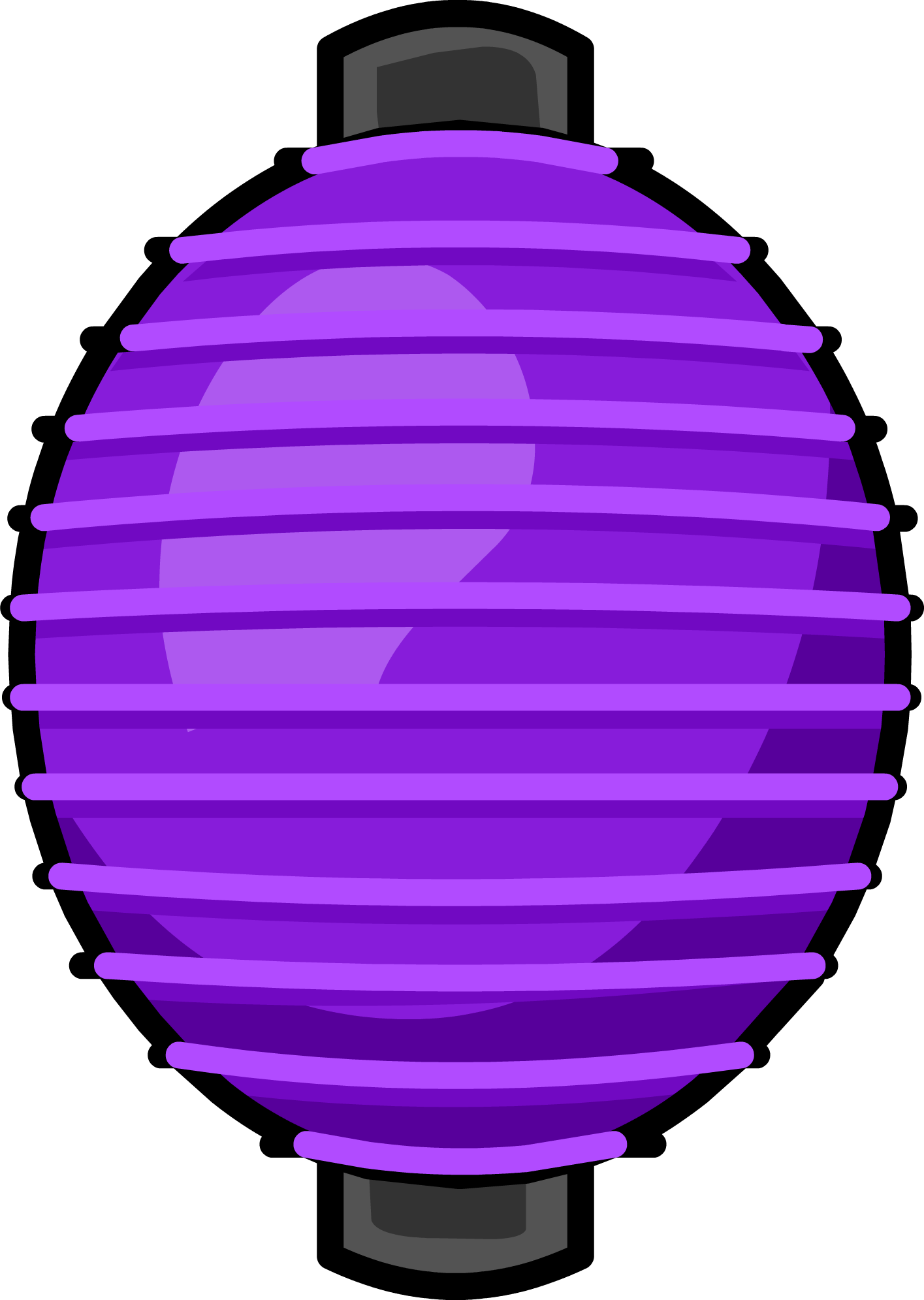Purple Paper Lantern - Purple Lantern Clipart (1415x1991)