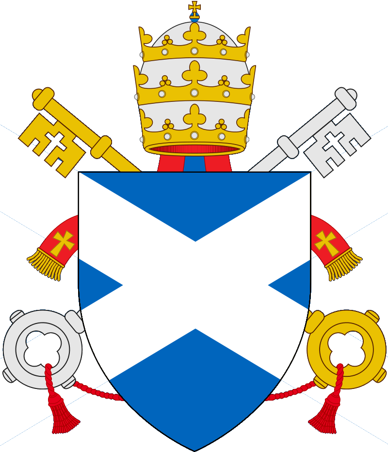 Holy Empire Of The Reunified Papal States - Pope Pius Xii Coat Of Arms (800x938)