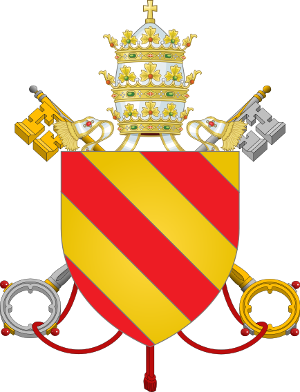 Coat Of Arms Of Pope Pius V - Pope Pius V Coat Of Arms (434x568)